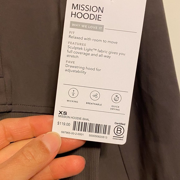 Athleta mission hoodie shale - Picture 12 of 12